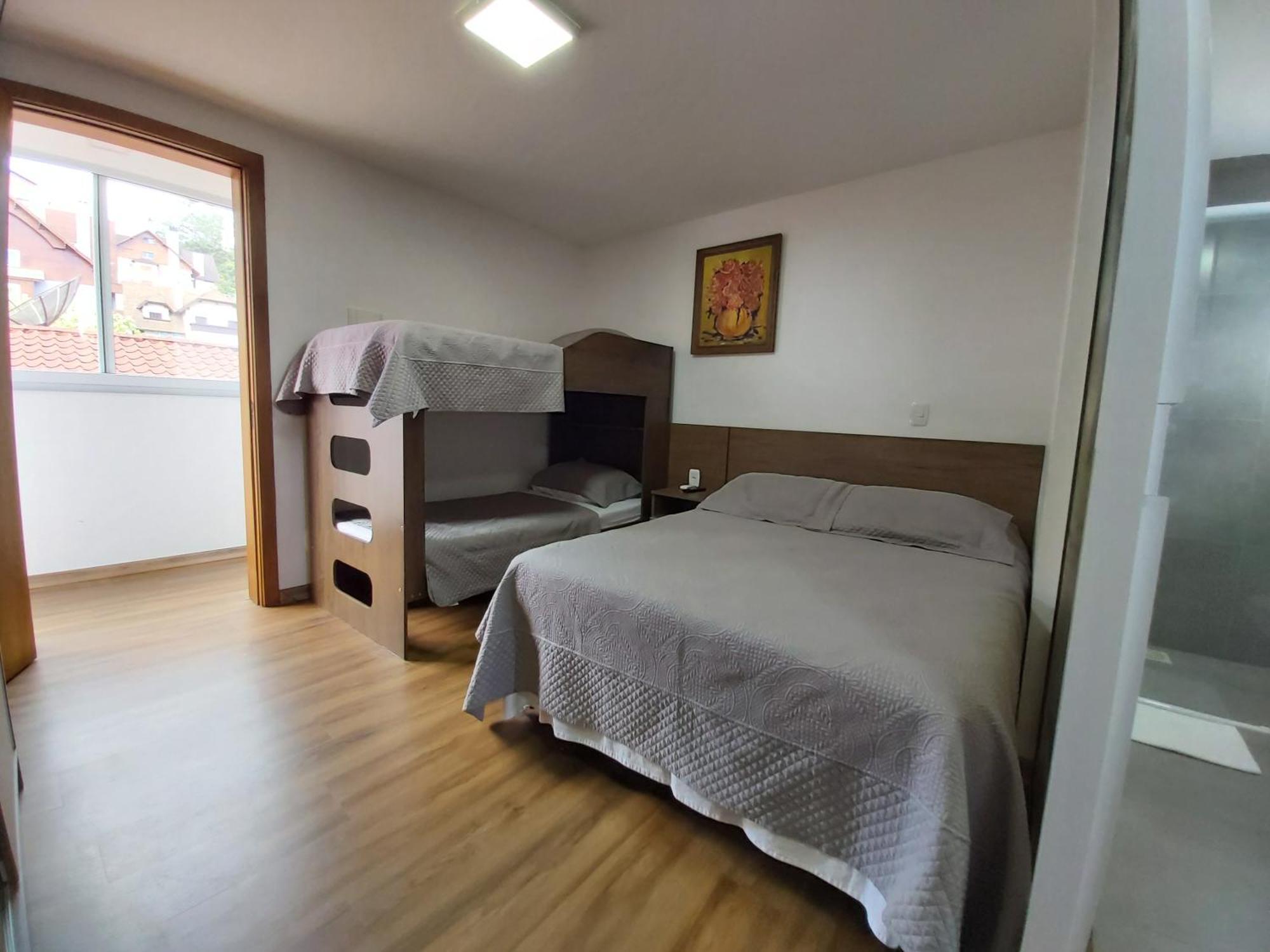 Apartamento 100% Flats Gramado Habitación foto